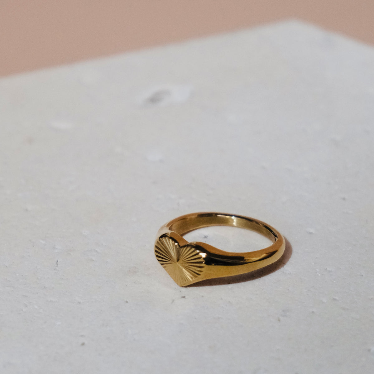 Cleo Heart Ring by Clou Studio