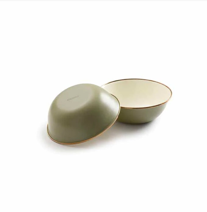 Barebones Bowls (set 2) - Olive