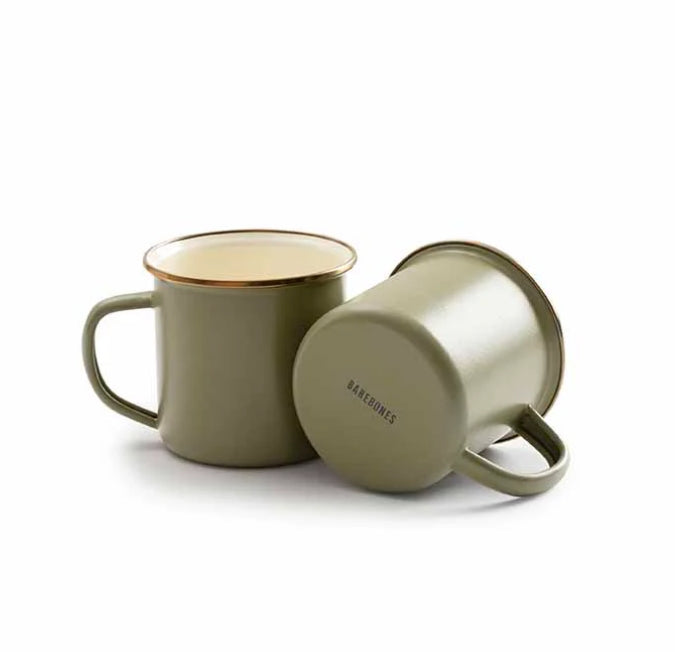 Barebones Mugs (set 2) - Olive