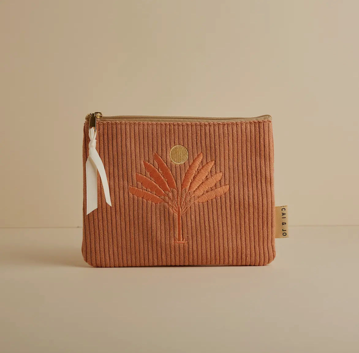 Corduroy Pouch (Dusty Pink) by Cai & Jo