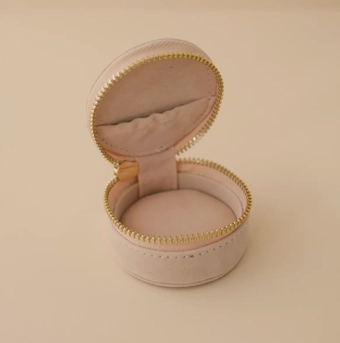 Mini Jewellery Travel Case (Shell Cream) by Cai & Jo