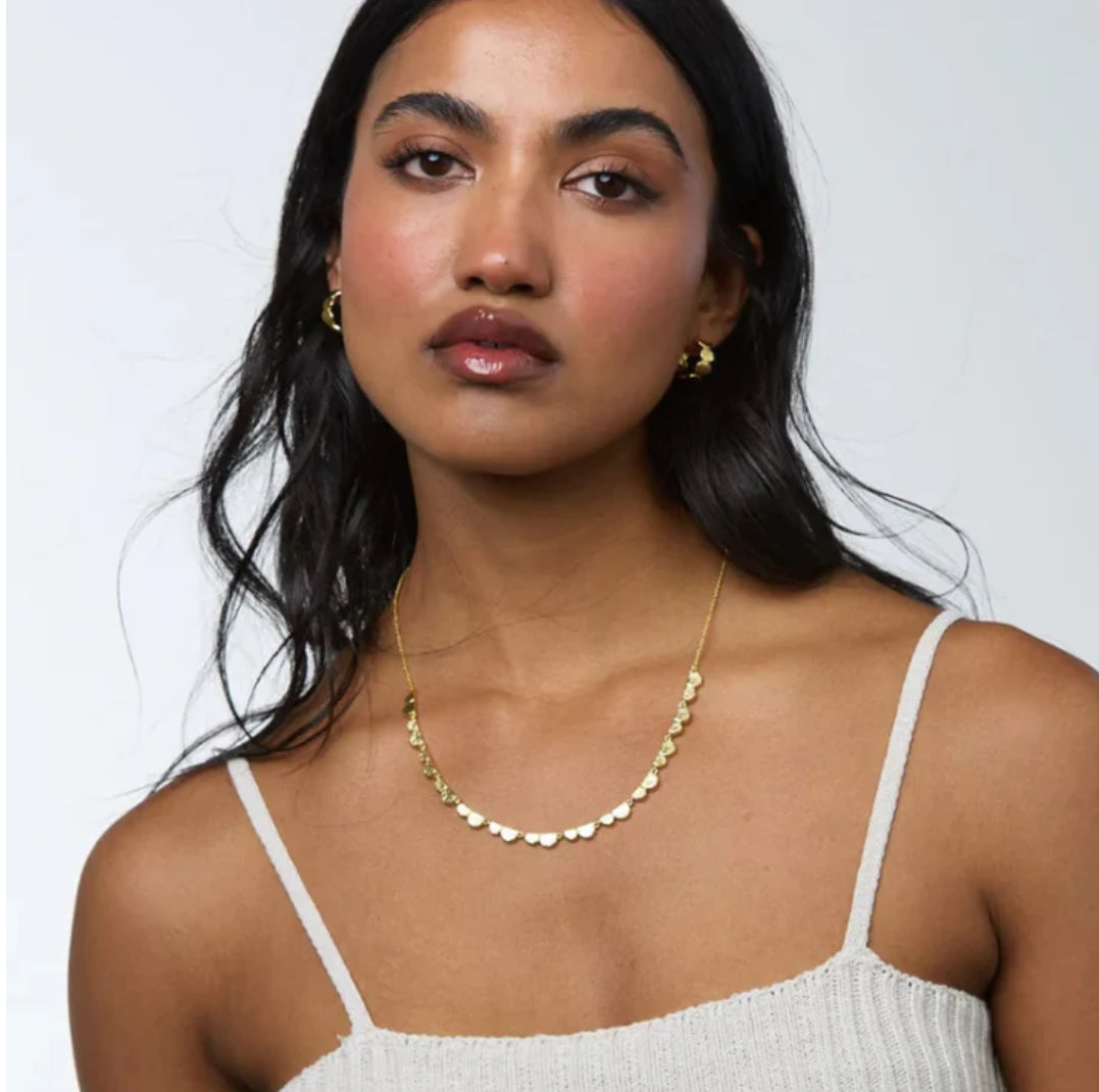Chloe Necklace (Gold) by Zafino