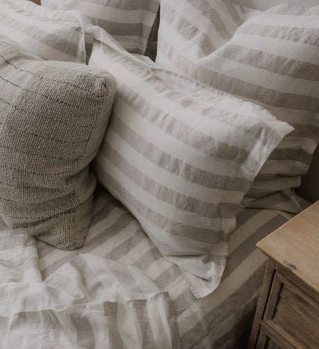 'Noemi' Pillowcases - Sol Linen