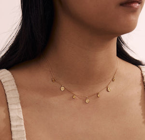 Asteria Gold Choker Necklace