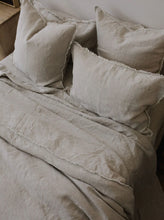 'Sable' Frayed Duvet Cover - Sol Linen