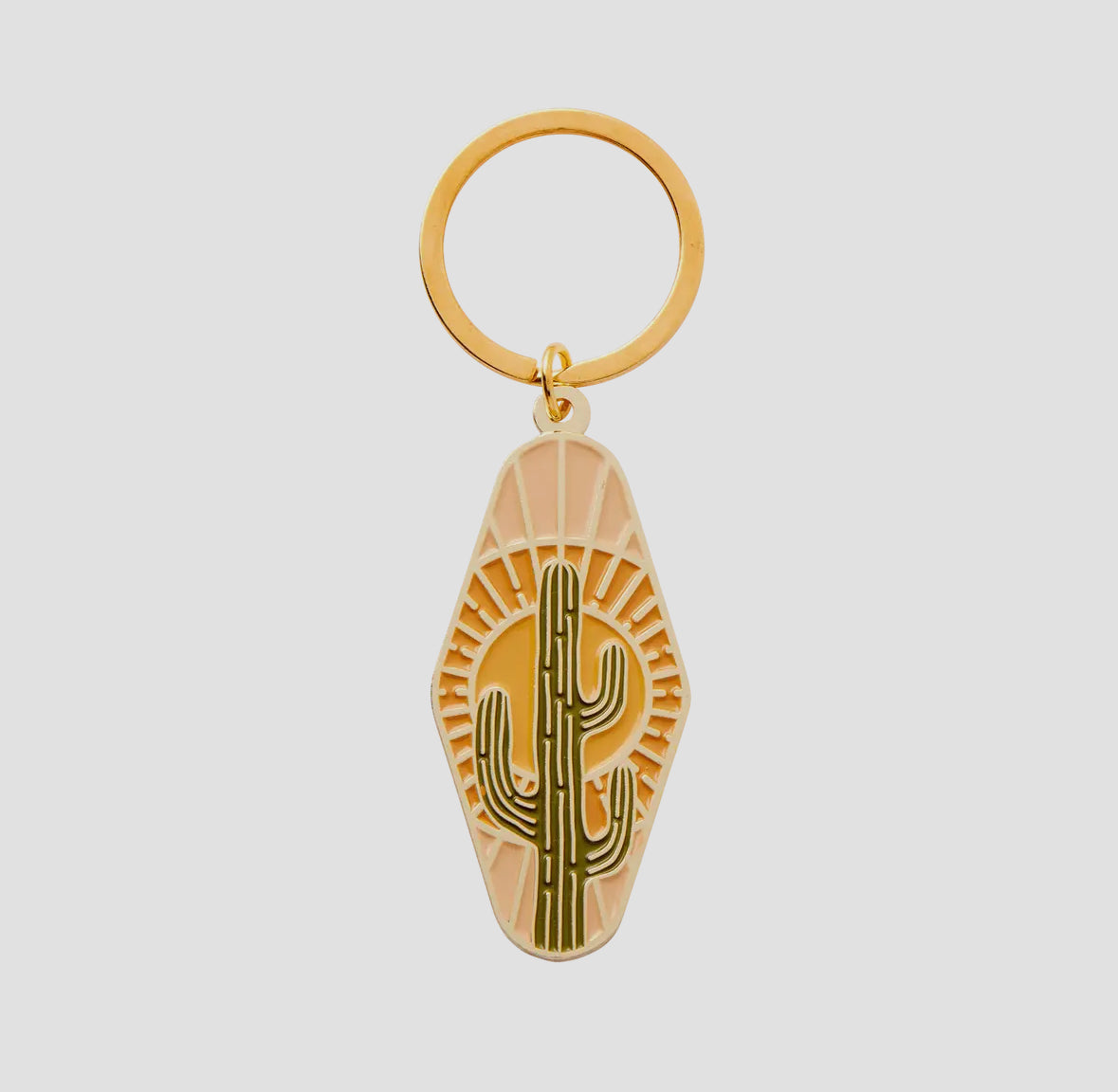 Cactus Enamel Keychain by Cai & Jo