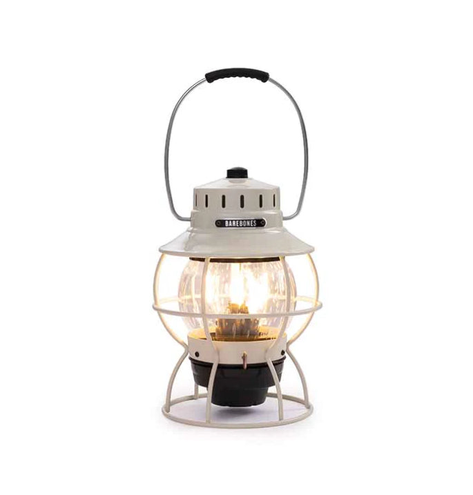 Railroad Lantern - Vintage White (Rechargable)