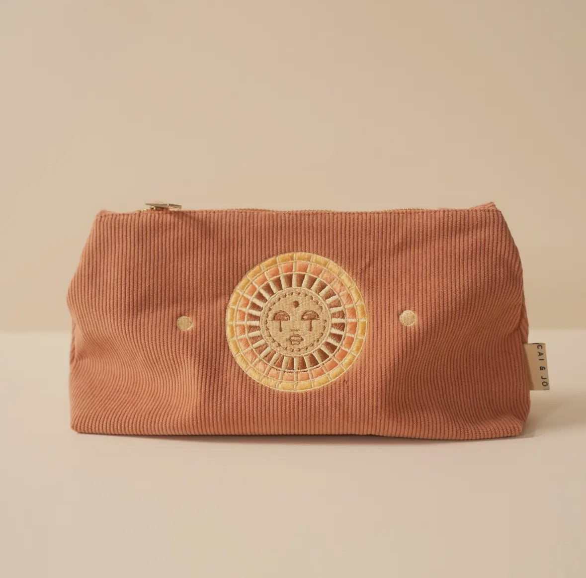 Corduroy Pouch (Dusty Pink) by Cai & Jo