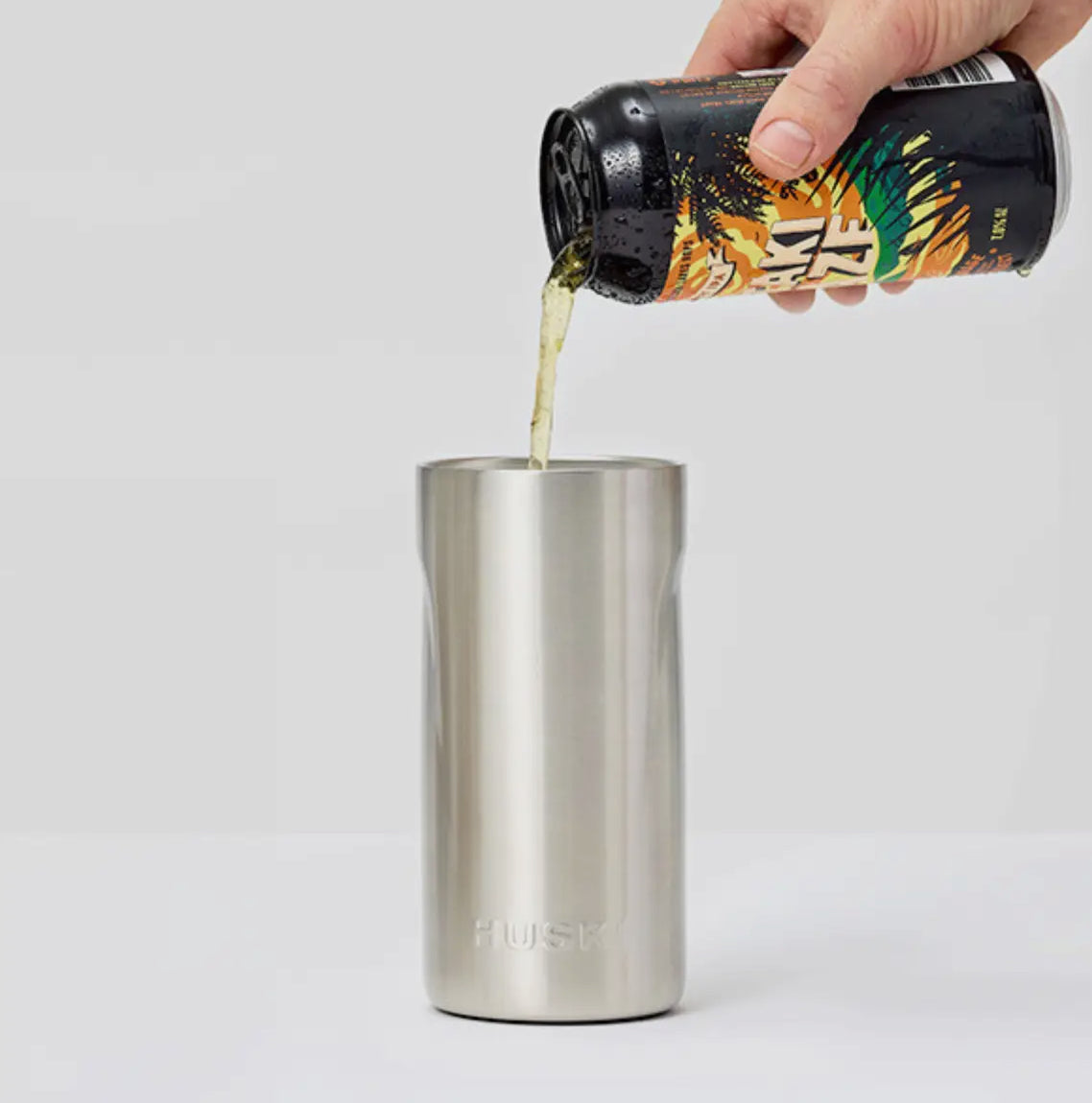 Huski Big Can Cooler (Brushed Stainless)