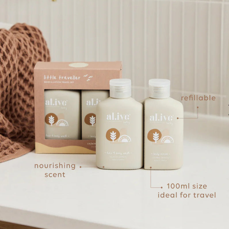 Little Traveller - Wash & Lotion Travel Set (Alive Body)