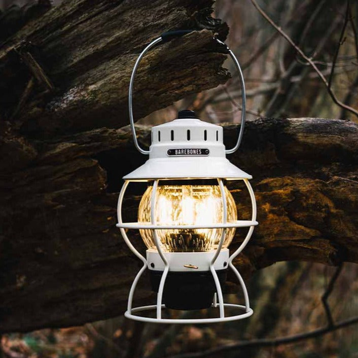 Railroad Lantern - Vintage White (Rechargable)