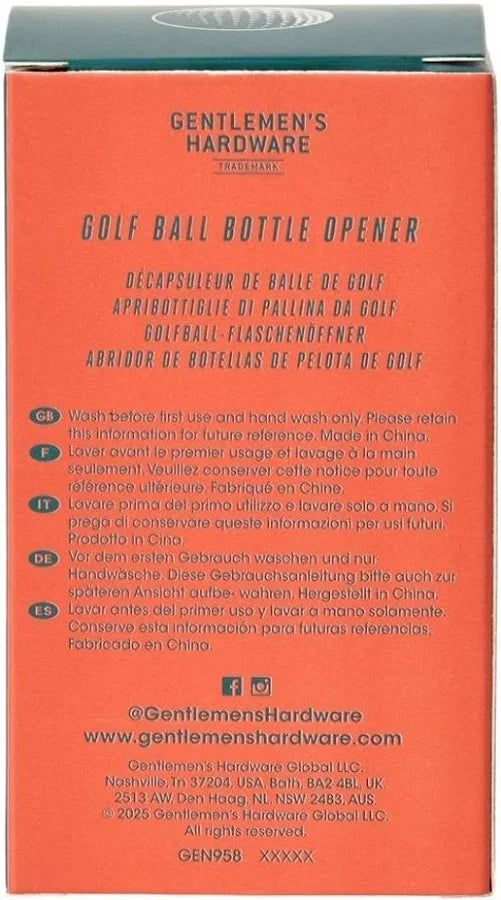 Golf Ball Bottle Opener