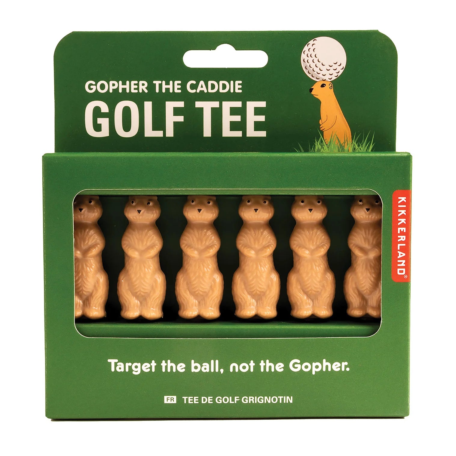 Gopher the Caddie Golf Tees