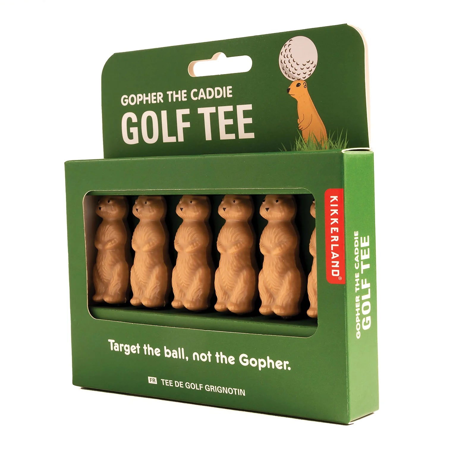 Gopher the Caddie Golf Tees