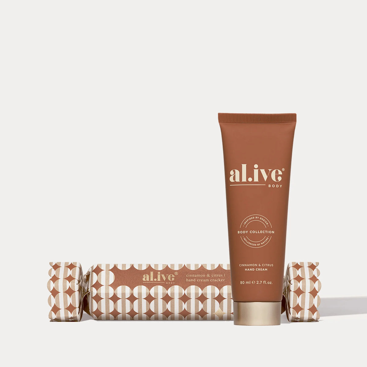 Alive Body Handcream Cracker - Cinnamon & Citrus