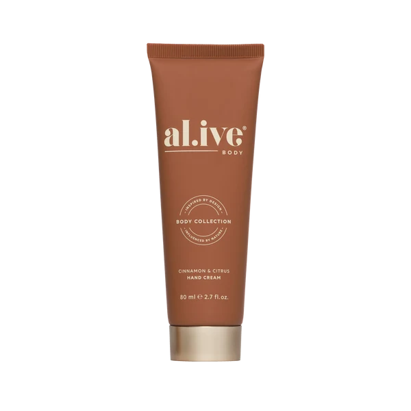 Alive Body Handcream Cracker - Cinnamon & Citrus