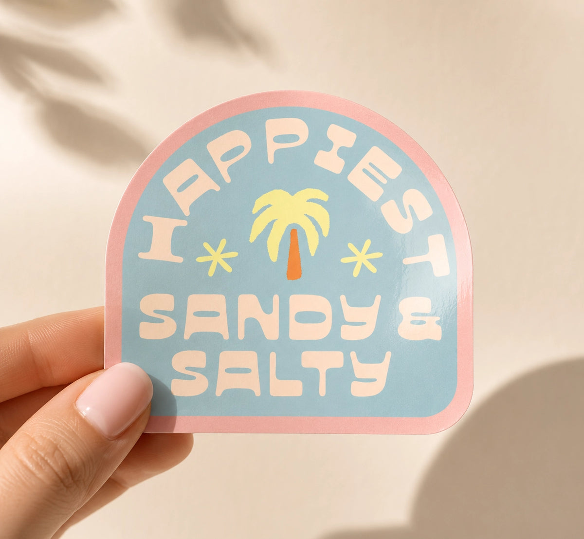 Happiest Sandy & Salty - Vinyl Sticker by Enjoy the View