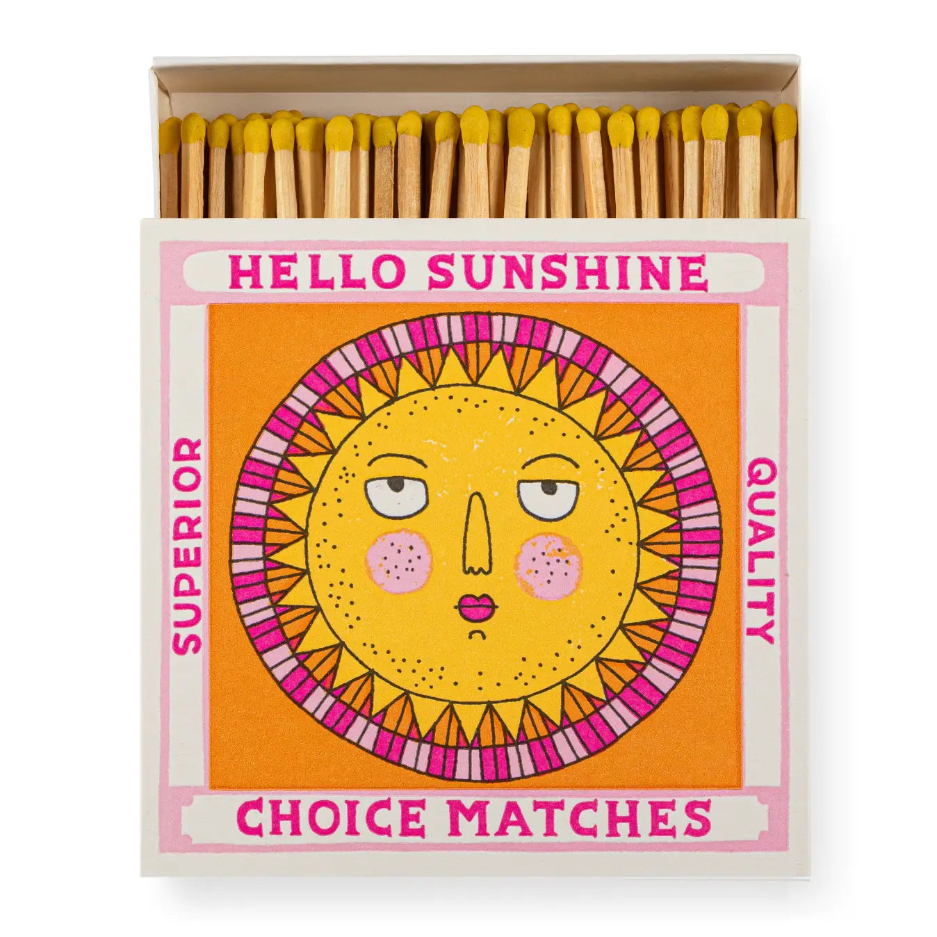 Hello Sunshine Safety Matches by Archivist Gallery