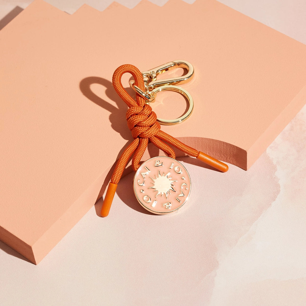 Hibiscus Bag Charm Keychain by Cai & Jo