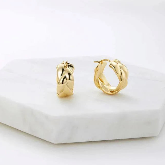 Gracie Hoop (Gold) by Zafino