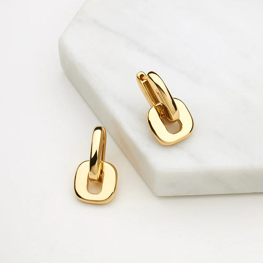 Ella Earring (Gold) by Zafino
