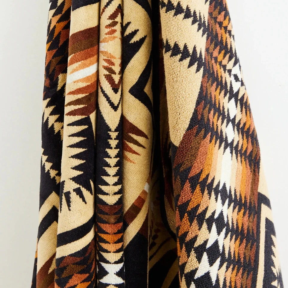 Harding Oxford - Retro Brown Towel by Pendelton Woolen Mills