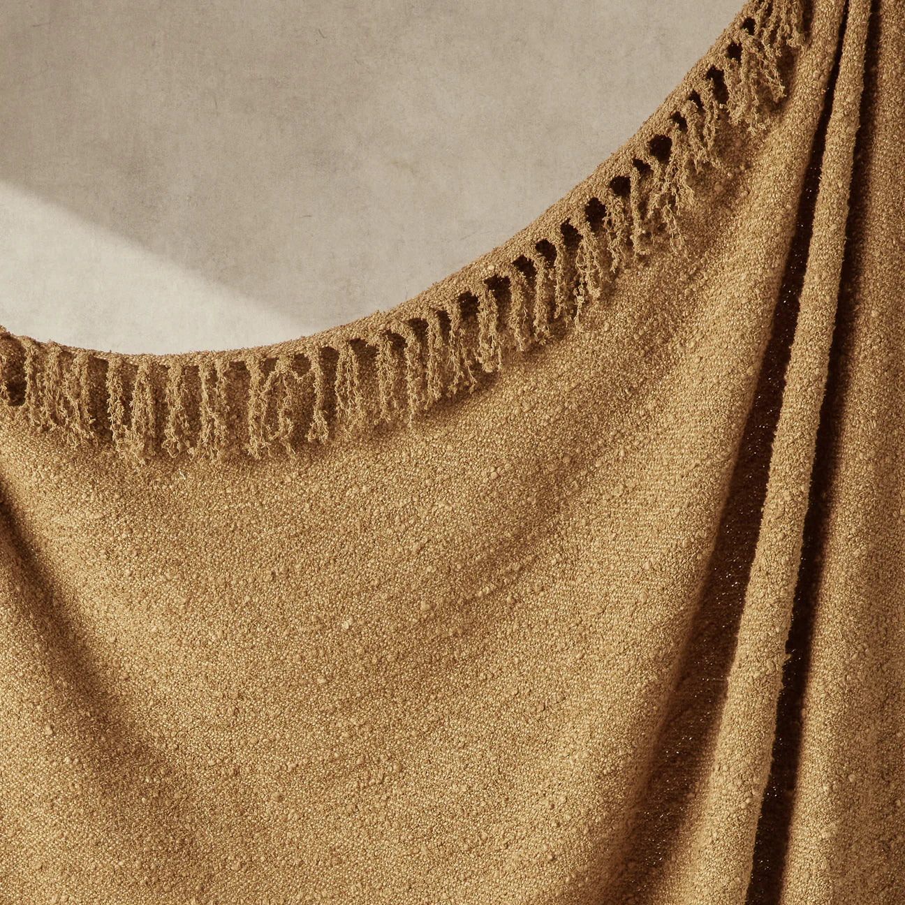 Theodore Throw - 'Burro' (Warm Camel)