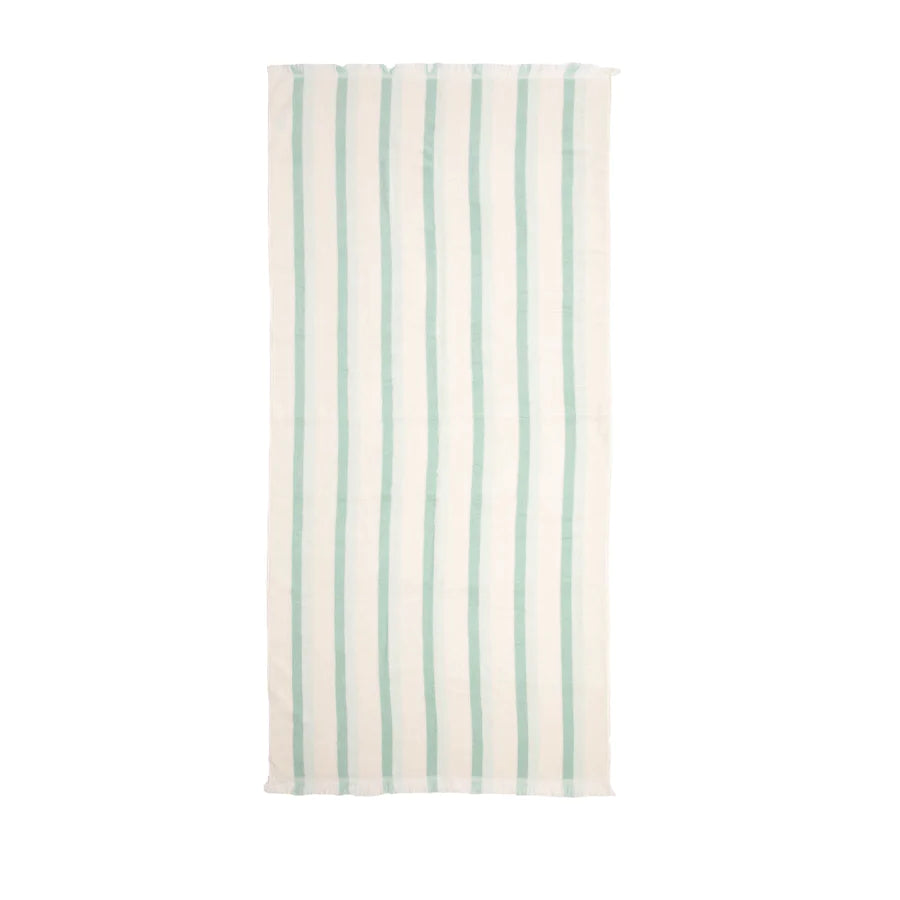 Shallows French Terry Beach Towel - Sky