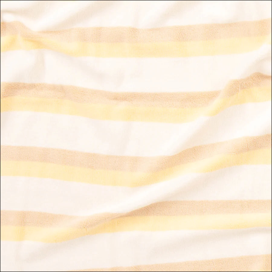 Shallows French Terry Beach Towel - Sand