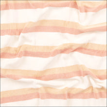 'Shallows/ French Terry Beach Towel - Peach