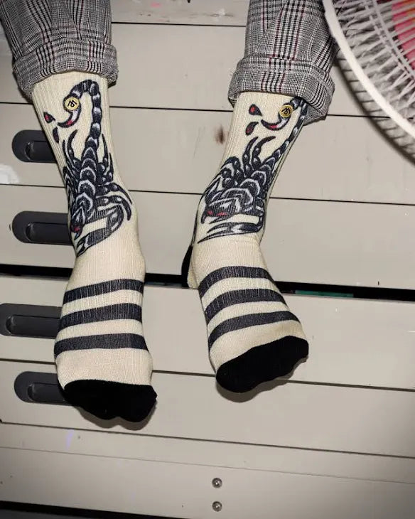 Scorpion Socks by Mennie