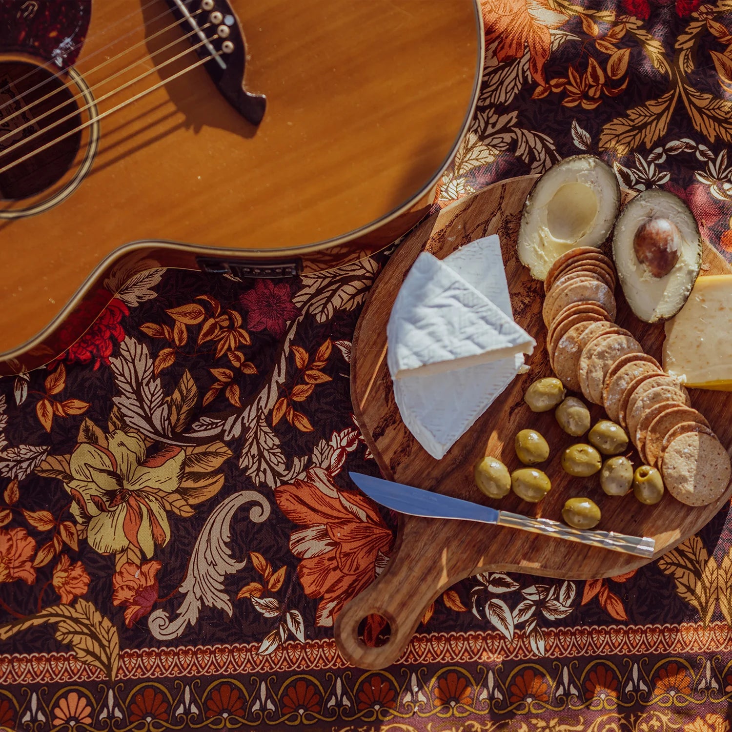 Forest (Spice) Picnic Rug by Wandering Folk