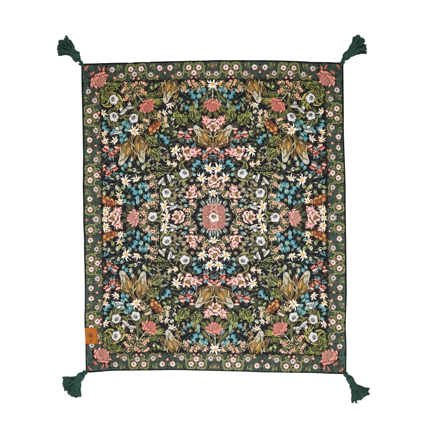 Native Wildflower Picnic Rug by Wandering Folk