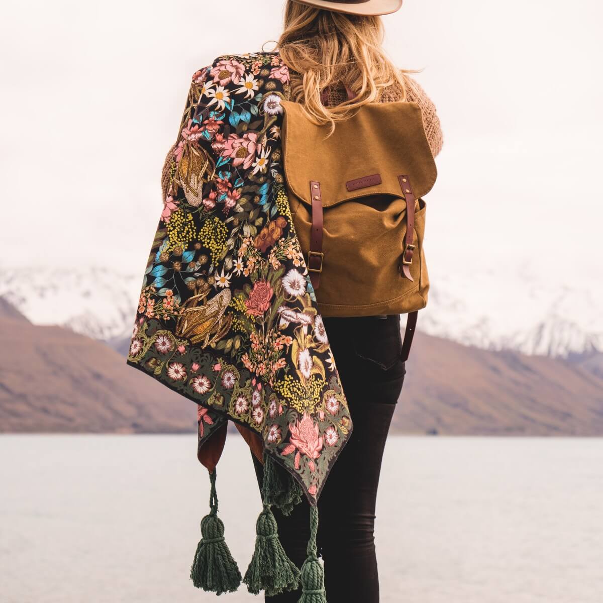 Native Wildflower Picnic Rug by Wandering Folk