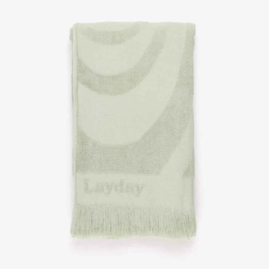 Tide Seagrass French Terry Towel by Layday