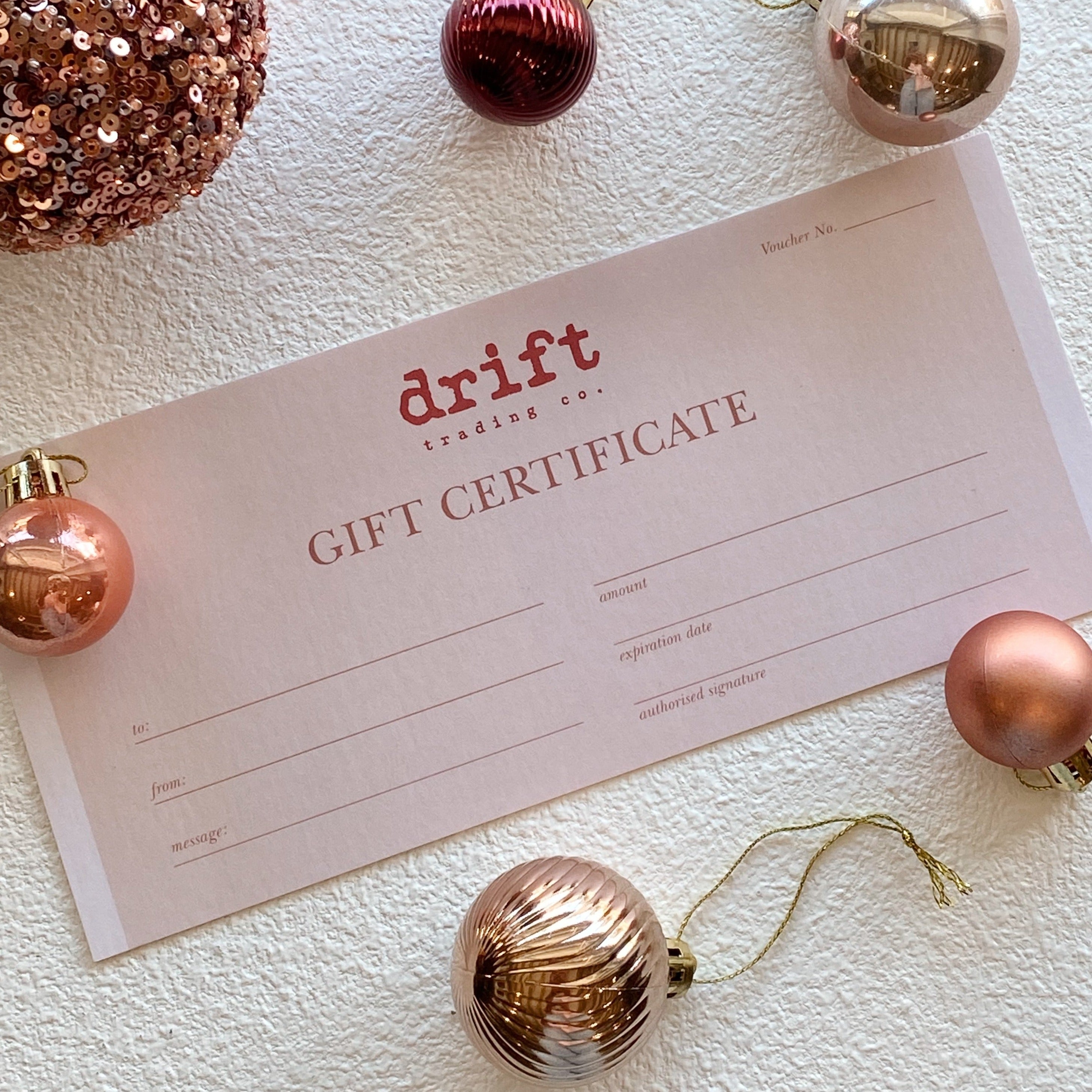 Drift Trading Co. Gift Voucher