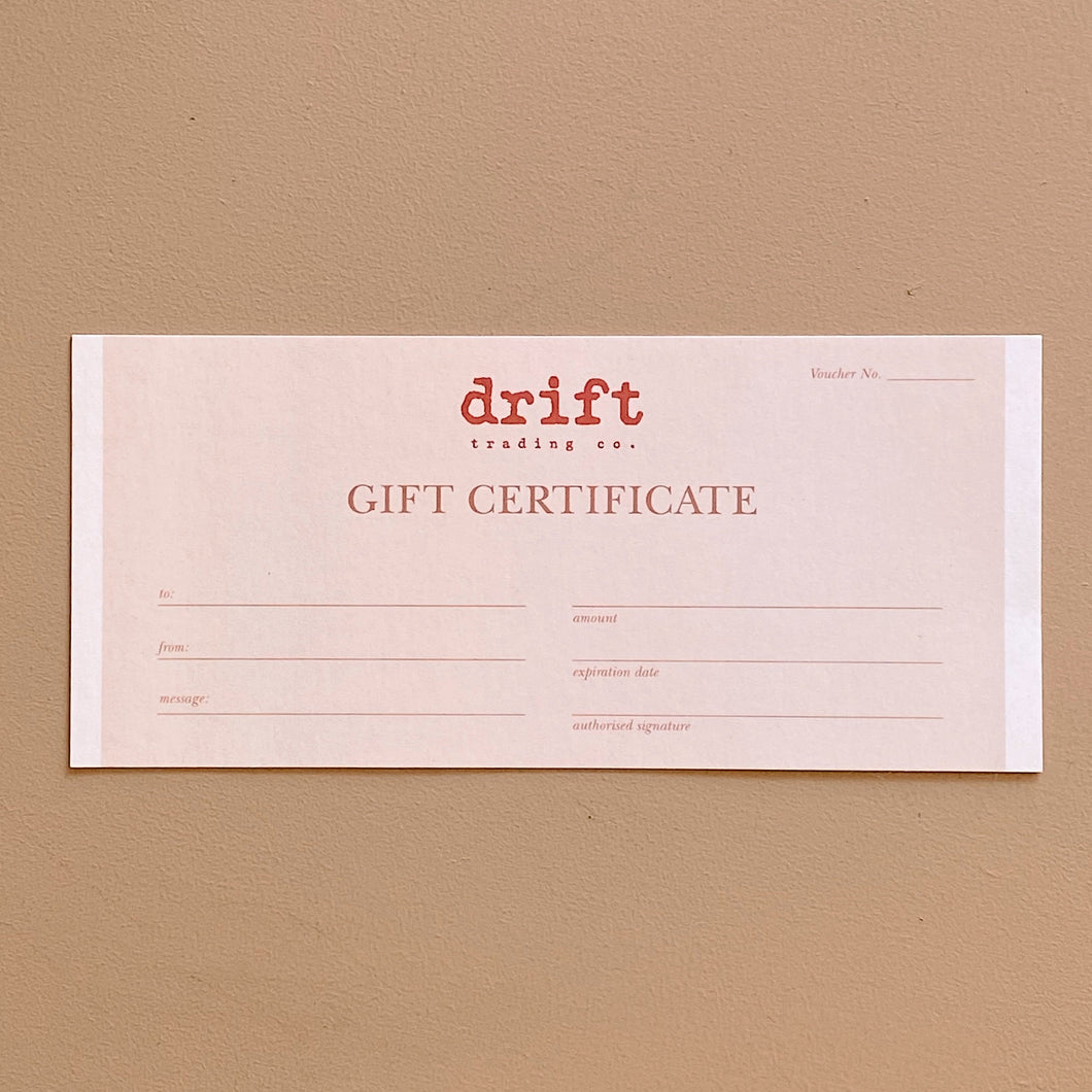 Drift Trading Co. Gift Voucher