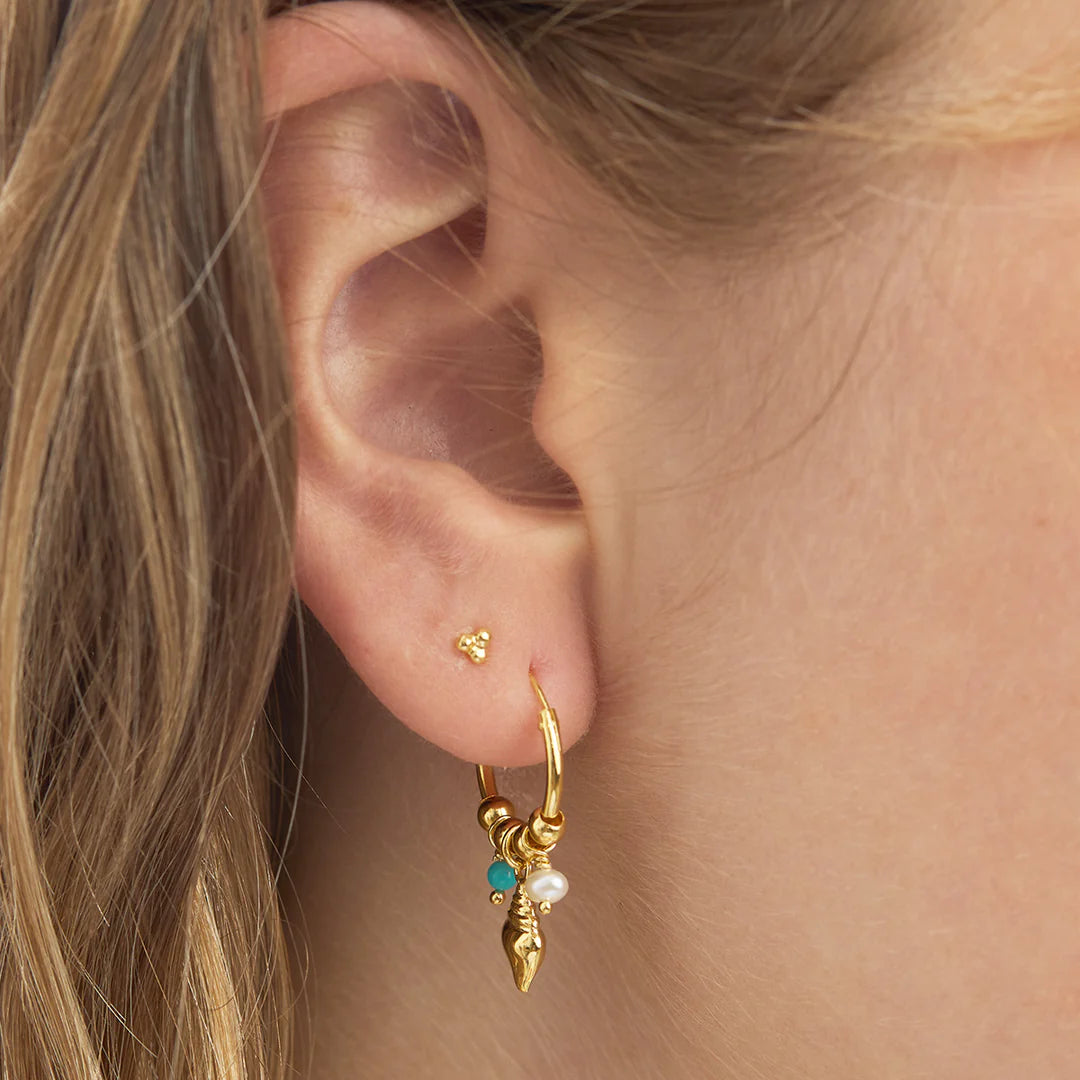 Santorini Hoops (Gold)