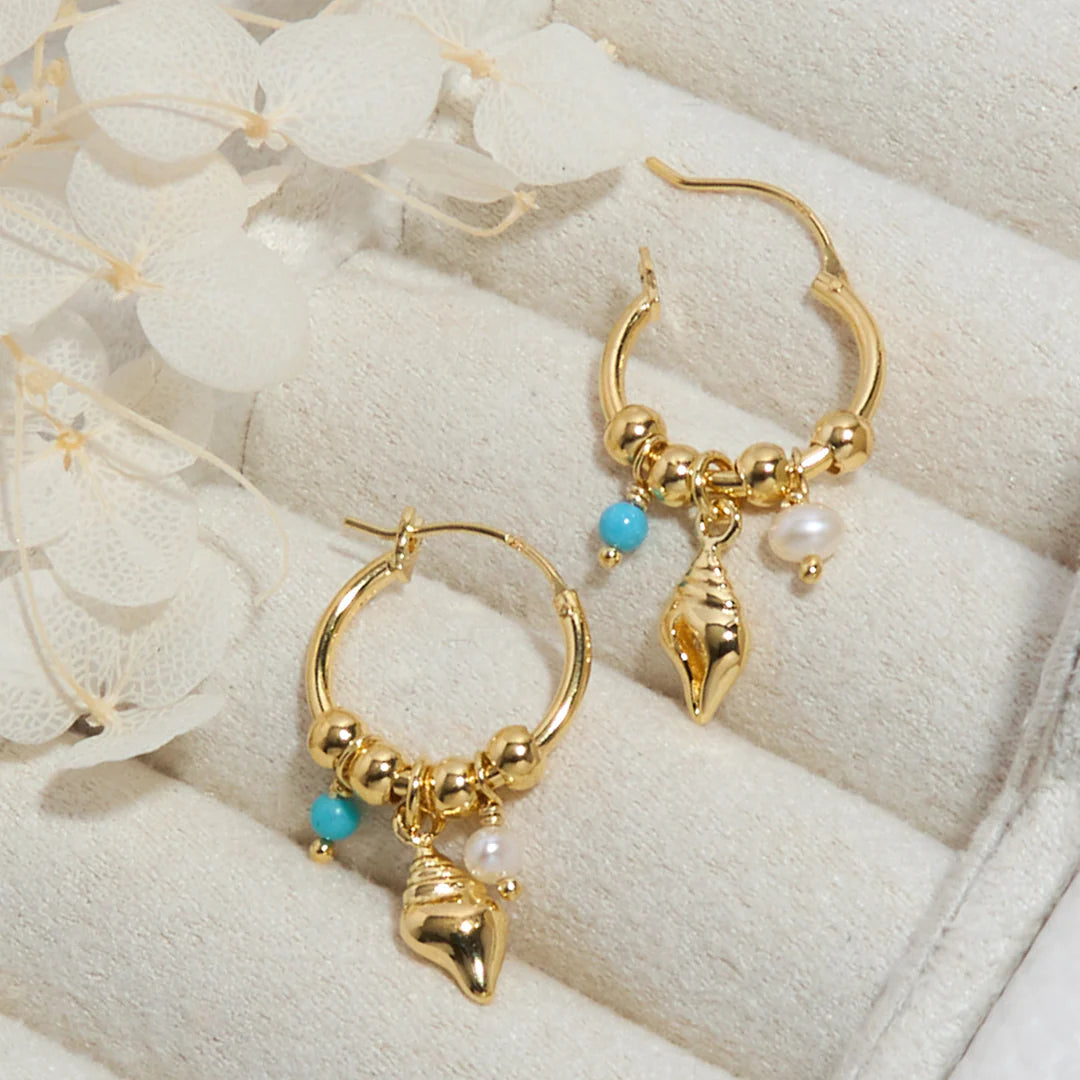 Santorini Hoops (Gold)