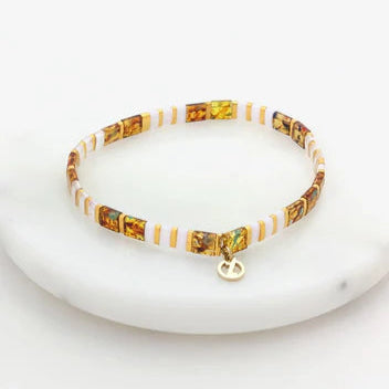 Tile Bracelet (Tortoiseshell) by Zafino