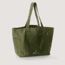 Waxed Canvas Tote Bag by Pelli