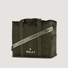 'Chill Homie' Crossbody Large Cooler Bag - Waxed Canvas (Burnt Olive Green)