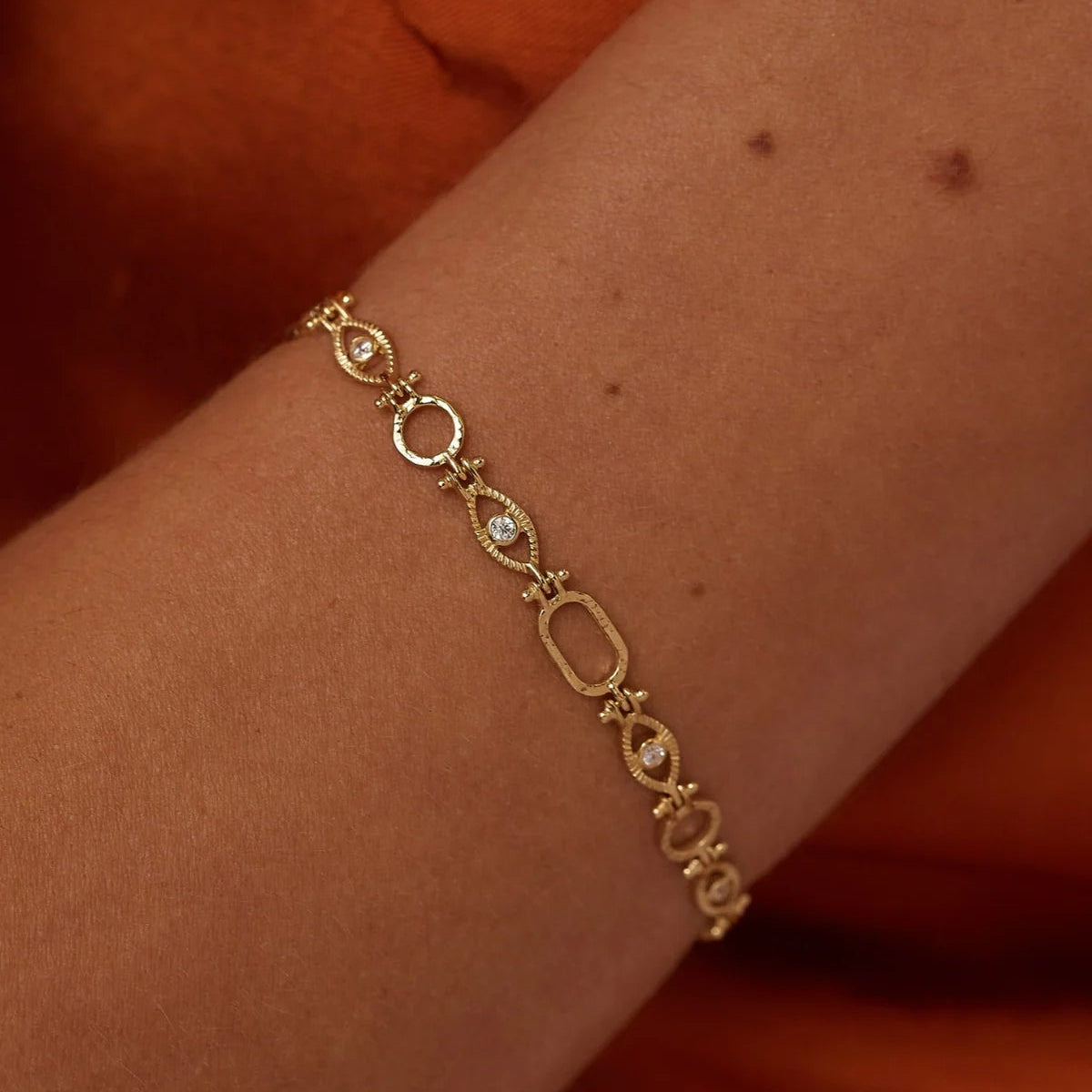 All Seeing Eye Bracelet (Gold) by Toni May