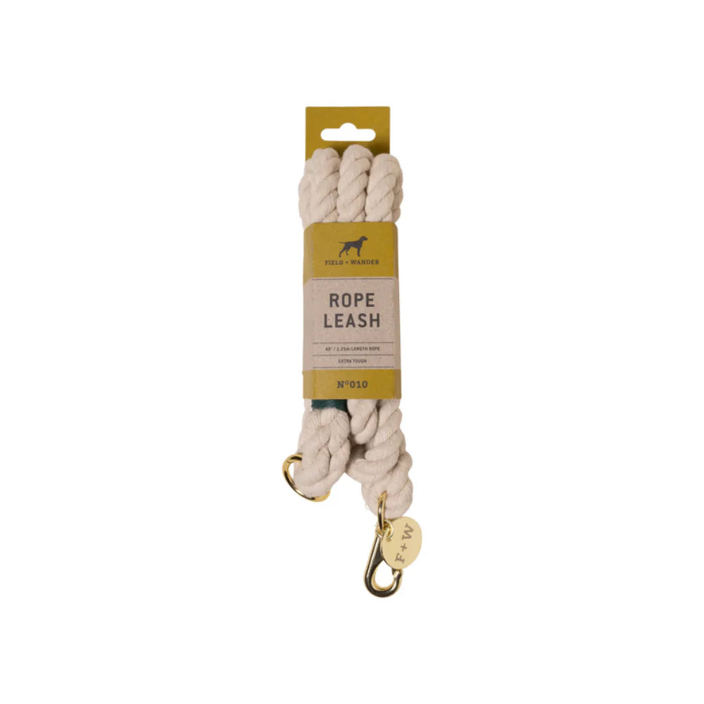 Rope Leash (Cream) by Field + Wander