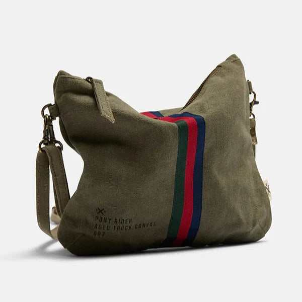 Pony Rider - Escapee Clutch with Strap - Khaki