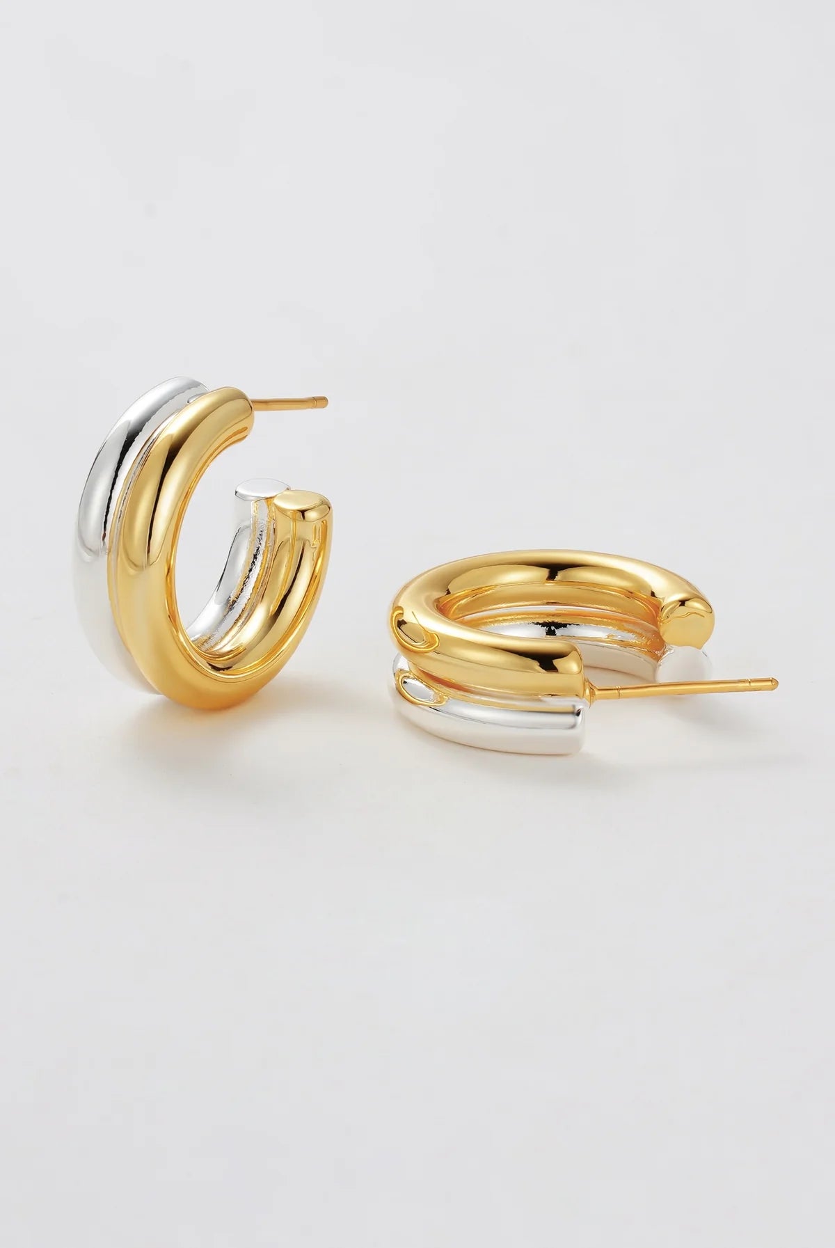 Luna Hoop (Gold & Silver) by Zafino