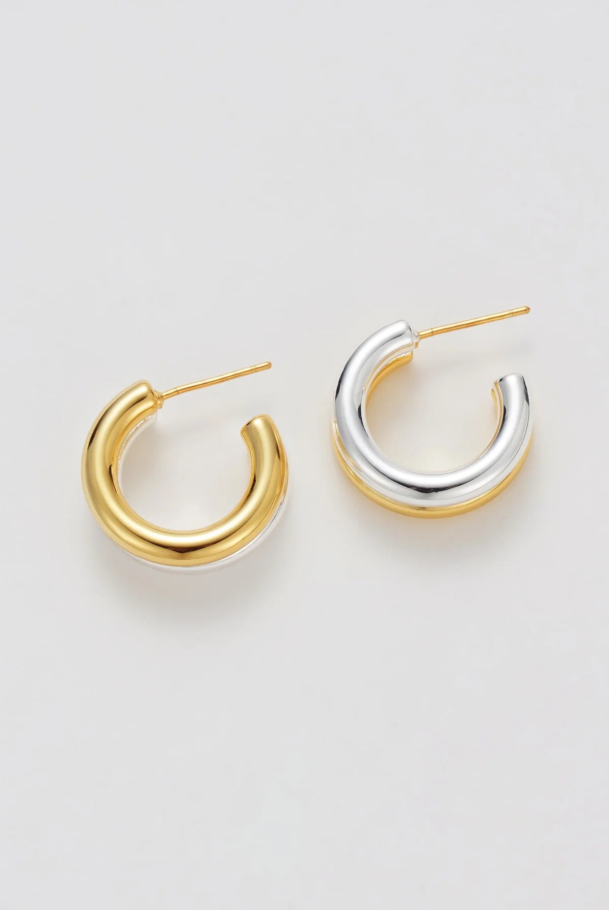 Luna Hoop (Gold & Silver) by Zafino