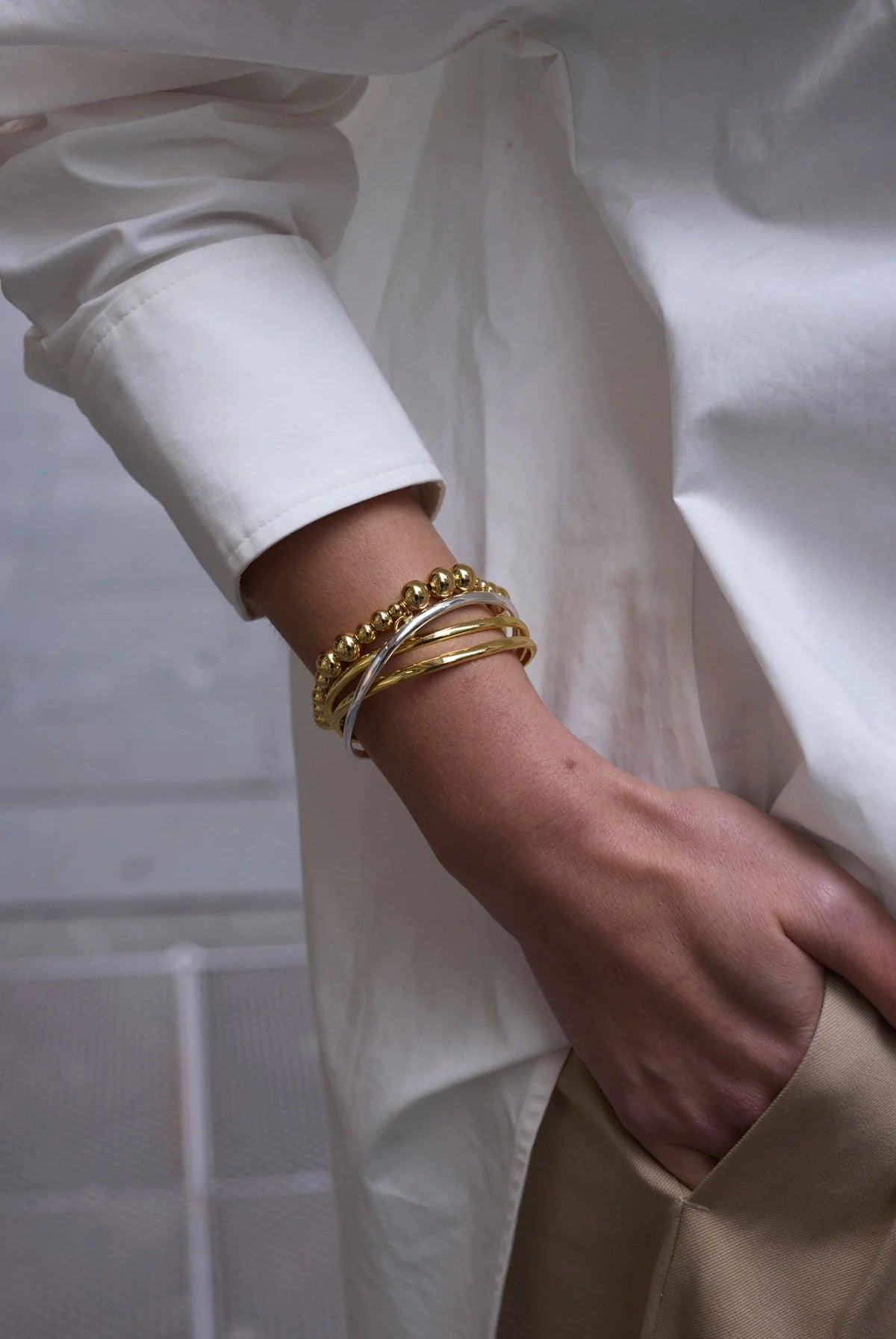 Cara Bracelet (Gold & Silver) by Zafino