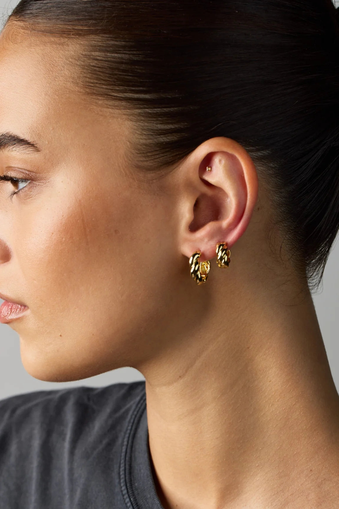 Maya Hoop (Gold) by Zafino