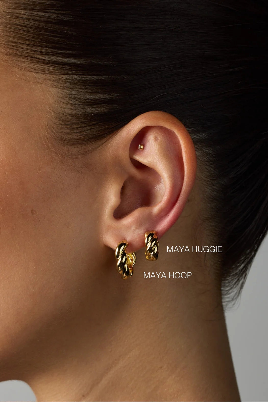 Maya Hoop (Gold) by Zafino